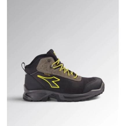 DIADORA UTILITY 701.181120-C2815/48 - Chaussure de sécurité haute SPORT DIATEX MID S7S FO CI SR, Noir/Gris acier