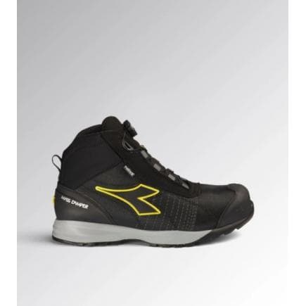 DIADORA UTILITY 701.181131-C0200/39 - Chaussure de sécurité haute GLOVE MDS MTX Q MID S3S FO HRO SR SC ESD, Noir