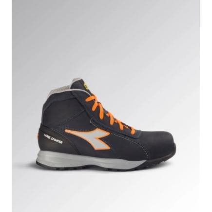 DIADORA UTILITY 701.181134-C9545/42 - Chaussure de sécurité haute GLOVE MDS MID S3S FO HRO SR, Bleu foncé/Orange fluo