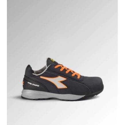 DIADORA UTILITY 701.181135-C9545/41 - Chaussure de sécurité basse GLOVE MDS LOW S3S FO HRO SR, Bleu foncé/Orange fluo