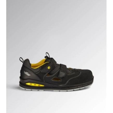 DIADORA UTILITY 701.181144-C4663/44 - Chaussure de sécurité basse RUN NET AB SANDAL S1PS FO SR, Noir/Anthracite