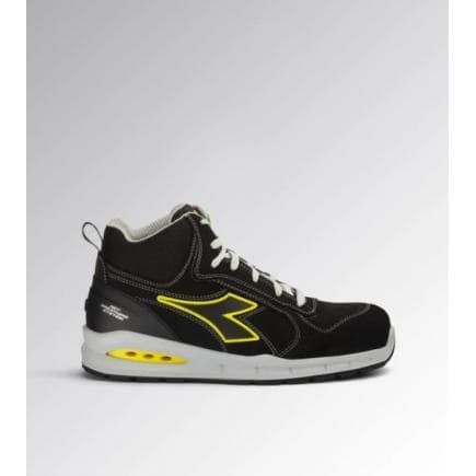 DIADORA UTILITY 701.181149-C0200/43 - Chaussure de sécurité haute RUN NET AB MID S3S FO SR, Noir