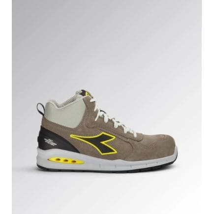 DIADORA UTILITY 701.181149-C8700/43 - Chaussure de sécurité haute RUN NET AB MID S3S FO SR, Gris vent