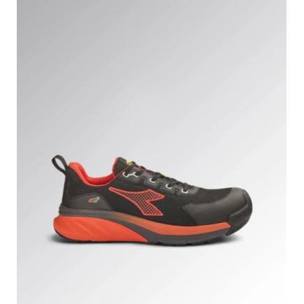 DIADORA UTILITY 701.182042-C1462/43 - Chaussure de sécurité basse VORTEX DA2 LOW S3S SC SR HRO ESD, Noir/Rouge