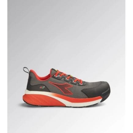 DIADORA UTILITY 701.182043-C0067/47 - Chaussure de sécurité basse VORTEX DA2 LOW S1PS SC SR HRO ESD, Anthracite/Rouge