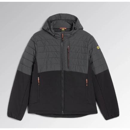 DIADORA UTILITY 702.181813-C8817/XXL - Veste matelassée légère et coupe-vent PADDED JACKET OSLO HYBRID, Noir