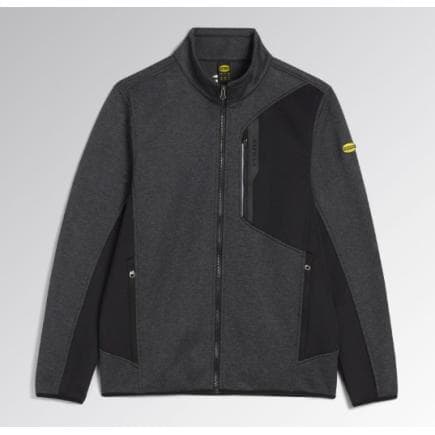 DIADORA UTILITY 702.182395-80021/4XL - Polaire technique jacquard POLAR FLEECE FREEDOM, Noir