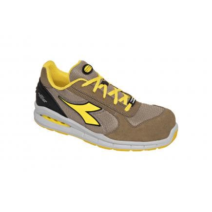 DIADORA UTILITY 701.176217-C8705/43 - Chaussures de sécurité basses RUN NET AIRBOX LOW S1P SRC, marron / grises