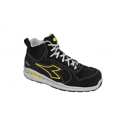 DIADORA UTILITY 701.176223-C0200/43 - Chaussures de sécurité hautes RUN NET AIRBOX MID S3 SRC, noires