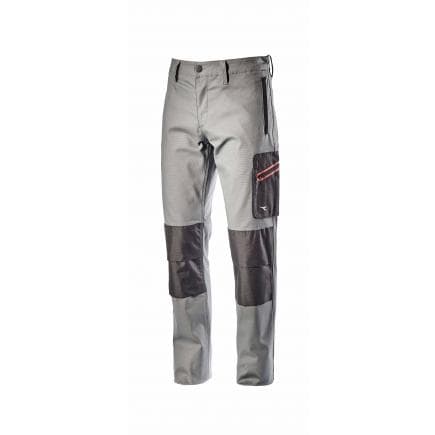 DIADORA UTILITY 702.170058-75047/M - Pantalon Performance de travail toutes saisons STRETCH ISO 13688:2013, gris