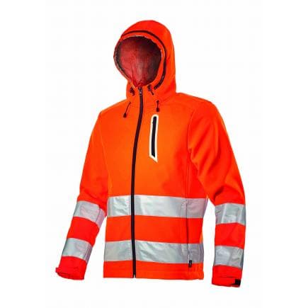 DIADORA UTILITY 702.170687-97035/L - Veste de travail d’hiver haute visibilité SOFTSHELL HV ISO 20471:2013 3RD CAT., orange