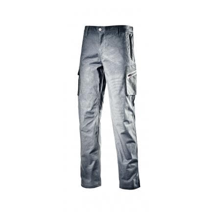 DIADORA UTILITY 702.172114-75047/L - Pantalon cargo de travail toutes saisons STRETCH ISO 13688:2013, gris