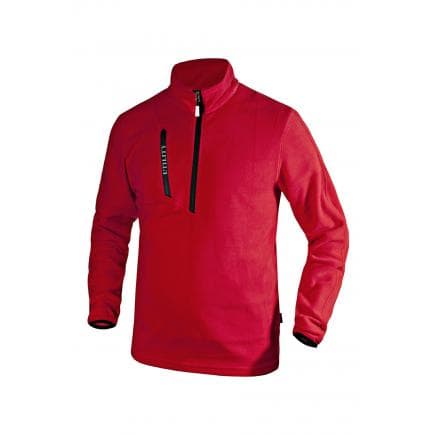 DIADORA UTILITY 702.175947-45045/3XL - Sweat-shirt de travail pour l'hiver en micropolaire POKET LITEWORK, rouge