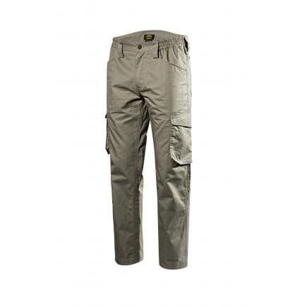 DIADORA UTILITY 702.176213-75012/M - Pantalon cargo de travail pour l’été STAFF Coton léger ISO 13688:2013, gris