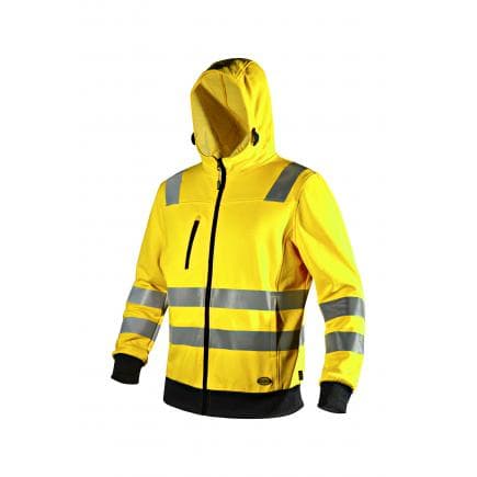 DIADORA UTILITY 702.176232-97034/L - Sweat-shirt de travail toutes saisons, haute visibilité HV ISO 20471, jaune