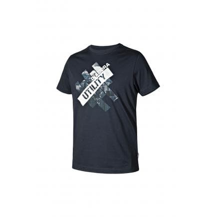 DIADORA UTILITY 702.176914-C8758/XL - Summer work T-shirt GRAPHIC ORGANIC, blue