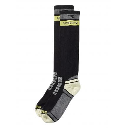 DIADORA UTILITY 703.159684-C4699/M - Chaussettes de travail techniques pour l’hiver, noires / grises
