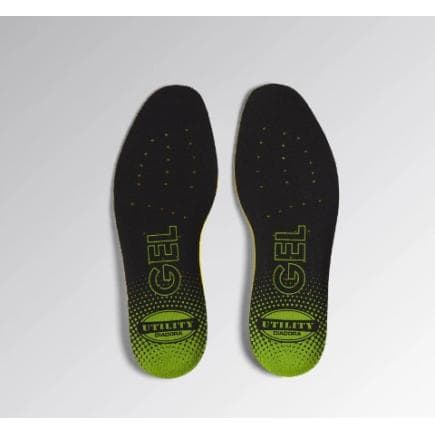 DIADORA UTILITY 703.176205-C8929/40 - Semelle de propreté en mousse PU ultra confortable avec insert en gel Vert/Jaune Utility