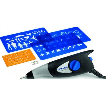 DREMEL F0130290JJ - 290-3 - Graveur 35W avec pochoirs et accessoires