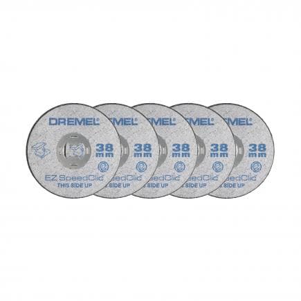 DREMEL 2615S456JC - SC456 - EZ SpeedClic 5 disques à tronçonner pour la découpe des métaux