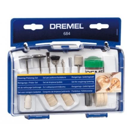DREMEL 26150684JA - 684 - Set d'accessoires pour le nettoyage/polissage (20 pcs.)