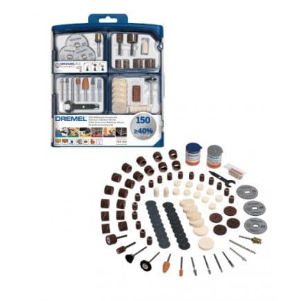 DREMEL 2615S724JA - 724 - Ensemble d'accessoires polyvalents (150 pcs.)