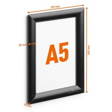 DURABLE 4795-01 - Cadre à pression en aluminium A5