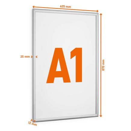DURABLE 5009-23 - Cadre à pression en aluminium A1