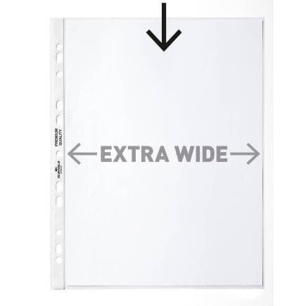 DURABLE 999111197 - Enveloppe perforée extra large PREMIUM A4 (50 Pcs.)