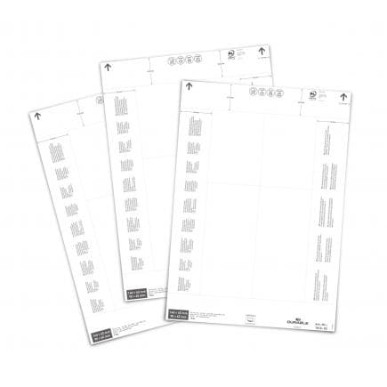 DURABLE 1010-02 - Inserts pour enveloppes logistiques 140/90 x 65 mm (lot muliple)