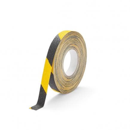 DURABLE 1095-130 - DURALINE® GRIP+ ruban antidérapant 25 mm coloré, jaune/noir
