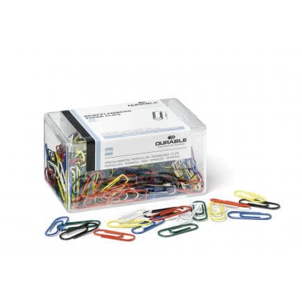 DURABLE 1241-00 - Fermoirs 26 mm, colorés (lot muliple)