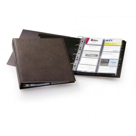 DURABLE 2384-11 - Album cartes de visite VISIFIX® A4, marron
