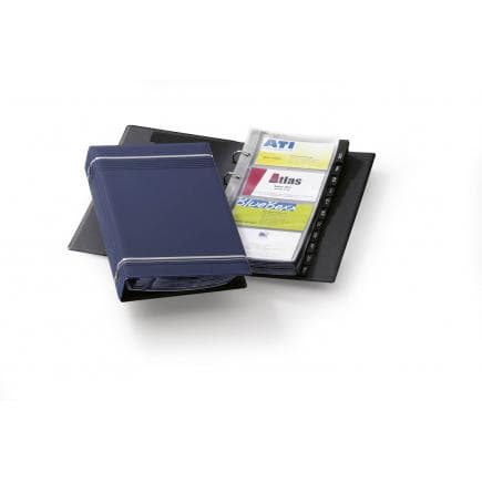 DURABLE 2385-58 - Album cartes de visite VISIFIX® 200 dans les anneaux