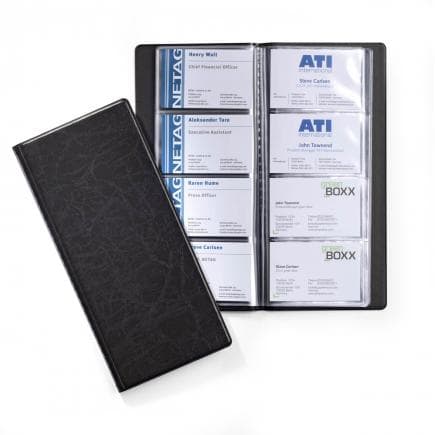 DURABLE 2402-01 - Album cartes de visite VISIFIX® 192, noir
