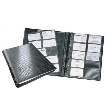 DURABLE 2409-01 - Album cartes de visite VISIFIX® CENTIUM 400 A4, noir