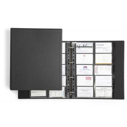 DURABLE 2444-01 - VISIFIX® ECONOMY A4 Album cartes de visite, noir
