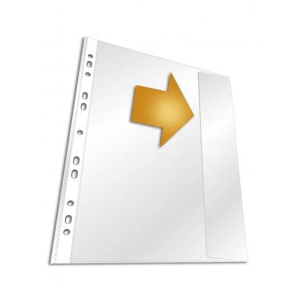 DURABLE 2664-19 - Enveloppe PREMIUM A4 perforée à rabat en PPL (lot muliple)