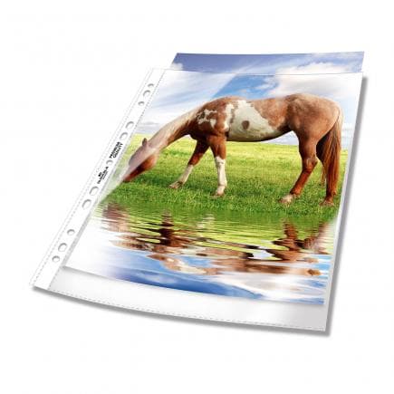 DURABLE 2677-19 - Enveloppe perforée extra brillante PREMIUM A4 en PPL (lot muliple)