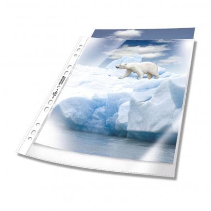 DURABLE 2682-19 - Enveloppe perforée PREMIUM A4 sous PPL (lot muliple)