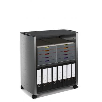 DURABLE 3101-125 - Armoire multifonctions DESIGN LINE L, argent/anthracite