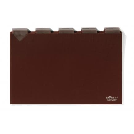 DURABLE 3141-11 - Cloison plastique A4 5/5 clés indéchirable
