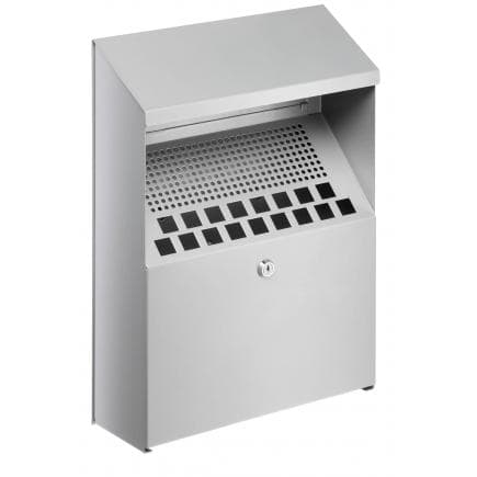 DURABLE 3334-23 - Cendrier mural métal 4L argent