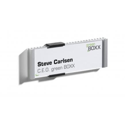 DURABLE 4800-23 - INFO SIGN plaque de porte extérieure 149x52,5 mm
