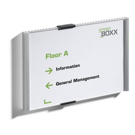 DURABLE 4805-23 - plaque de porte extérieure INFO SIGN 210x148,5 mm horizontal
