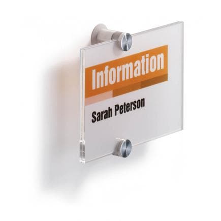 DURABLE 4821-19 - Plaque extérieure CRYSTAL SIGN® 148x105 mm