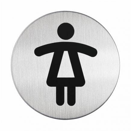DURABLE 4904-23 - Pictogramme WC femme ø 83 mm