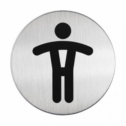 DURABLE 4905-23 - Pictogramme WC homme ø 83 mm
