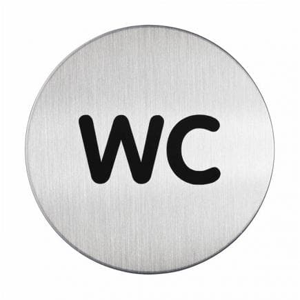 DURABLE 4907-23 - Pictogramme "WC" ø 83 mm