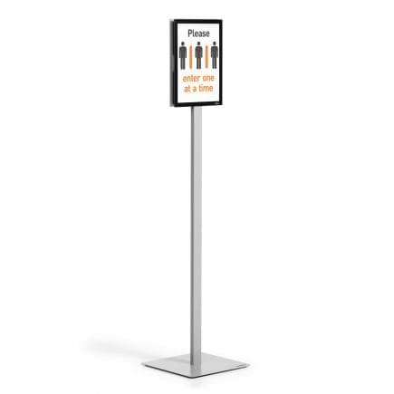 DURABLE 5012-57 - INFO STAND BASIC A4 Présentoir au sol